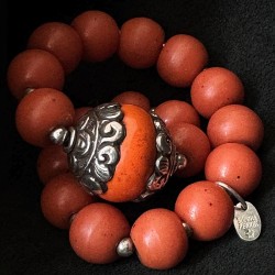 buddhapearls Armband LIMITED EDITION |Historischen Perlen & Silber | Vintage Beads