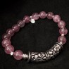 Armband 26051 LIMITED EDITION | Handgefertigtes Unikat Berlin | buddhapearls Armband aus Rubin und Silber