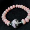 Armband 26055 LIMITED EDITION Koralle, Keramik & Silber – Handgefertigt | buddhapearls