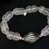 Rosenquarz Armband mit Silber | Handmade in Berlin | Exklusiver Edelsteinschmuck von buddhapearls