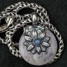 Vintage Schlangen-Kette aus Silber | Rosenquarz & Mondstein | buddhapearls | Handmade in Berlin
