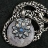 Vintage Schlangen-Kette aus Silber | Rosenquarz & Mondstein | buddhapearls | Handmade in Berlin