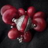Buddhapearls Armband aus Bakelit, Koralle & Silber | Handgefertigtes Unikat