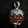 Rudraksha Kettenanhänger & Silber | Handgefertigt | buddhapearls