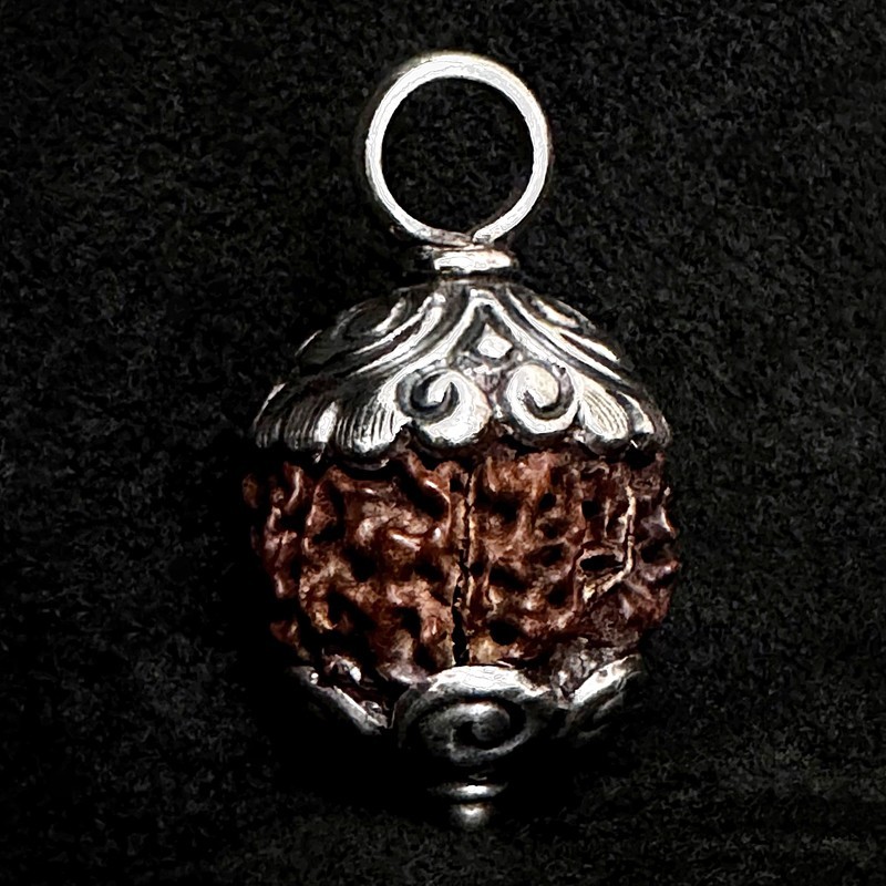 Rudraksha Anhänger & Silber | Handgefertigt in Berlin | buddhapearls