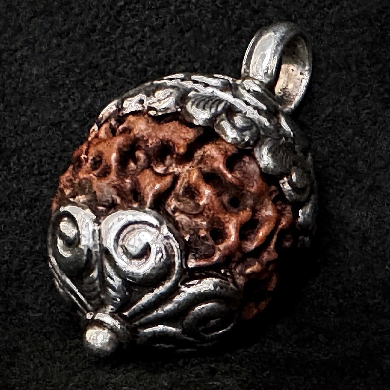 Rudraksha Anhänger & Silber | Handgefertigt in Berlin | buddhapearls
