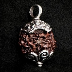 Rudraksha Anhänger & Silber | Handgefertigt in Berlin | buddhapearls