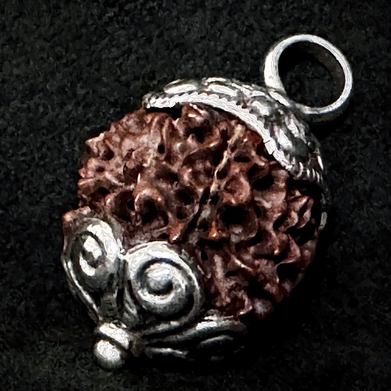 Rudraksha Anhänger & Silber | Handgefertigt in Berlin | buddhapearls